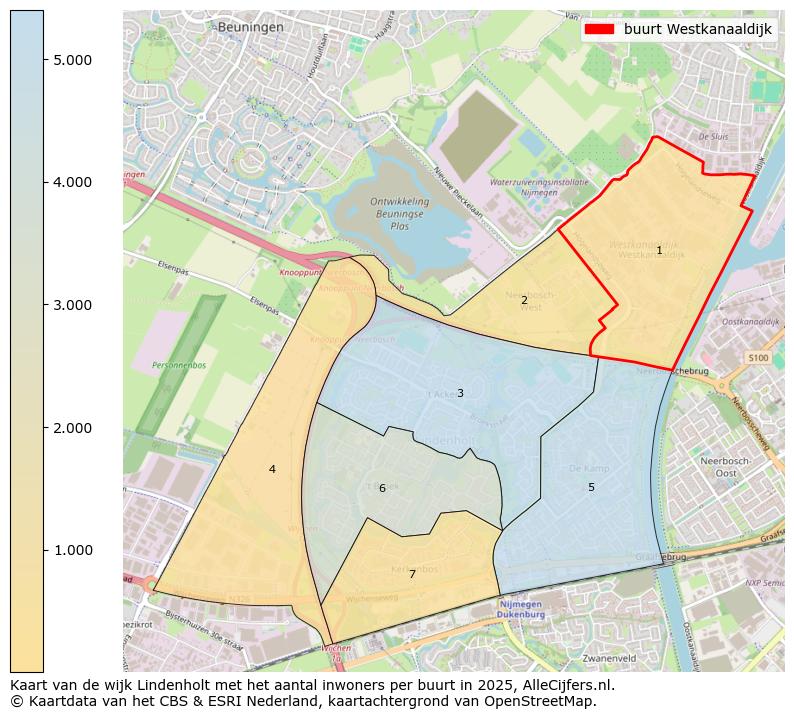 Afbeelding van de buurt Westkanaaldijk op de kaart.