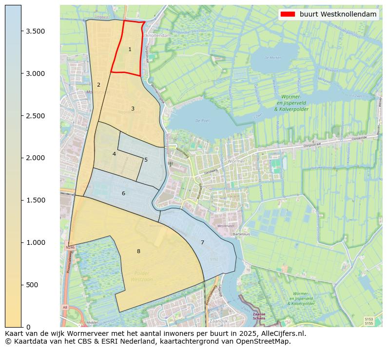 Afbeelding van de buurt Westknollendam op de kaart.