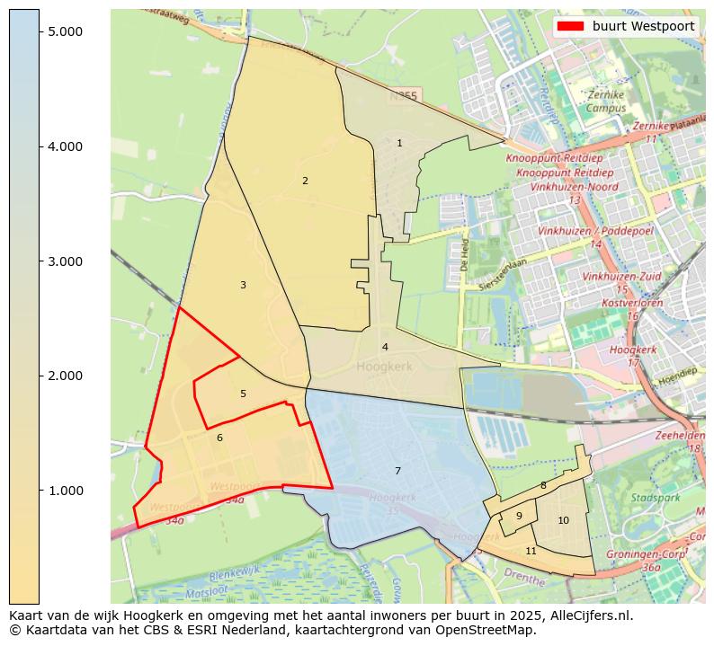 Afbeelding van de buurt Westpoort op de kaart.