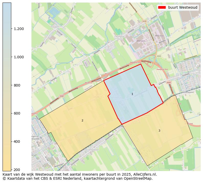 Afbeelding van de buurt Westwoud op de kaart.