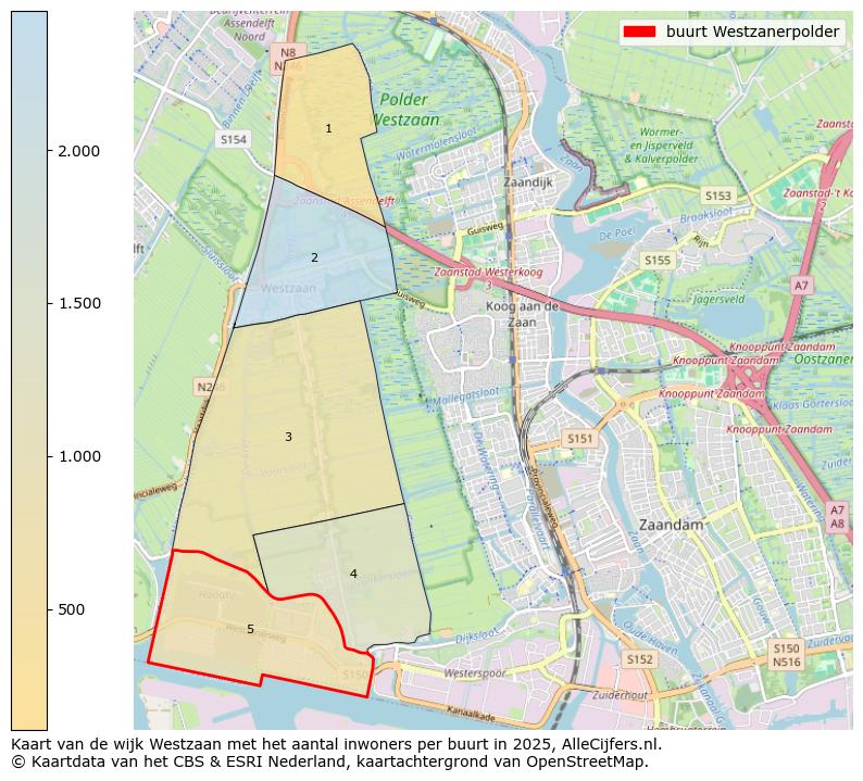 Afbeelding van de buurt Westzanerpolder op de kaart.