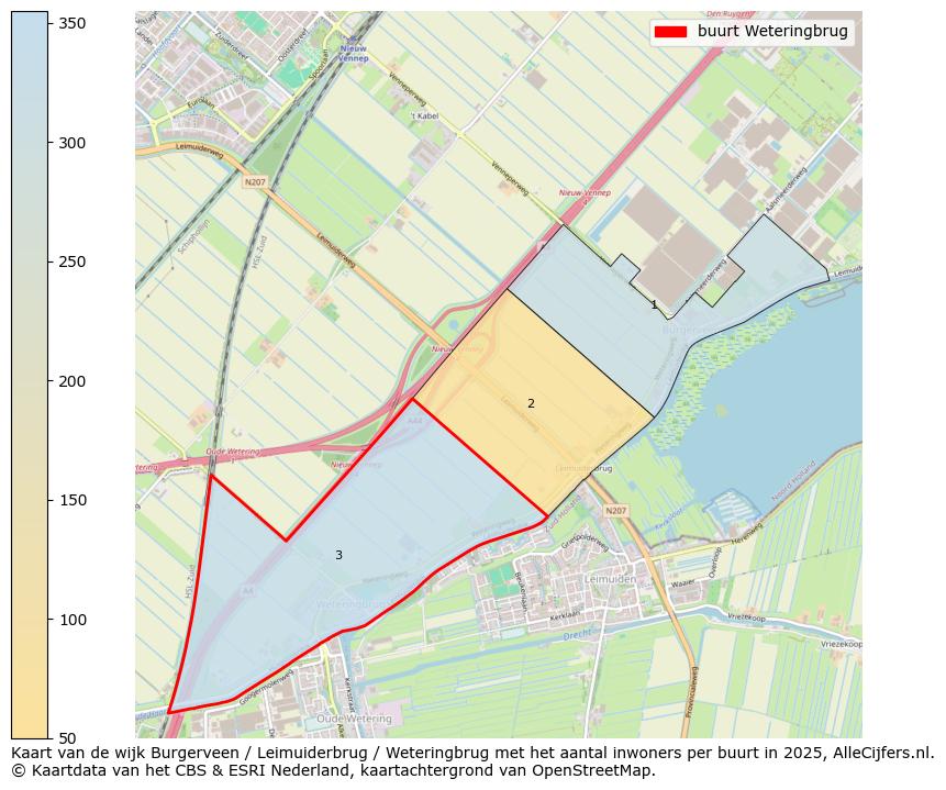 Afbeelding van de buurt Weteringbrug op de kaart.