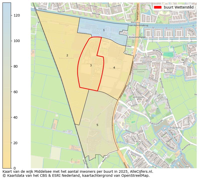 Afbeelding van de buurt Wetterstêd op de kaart.