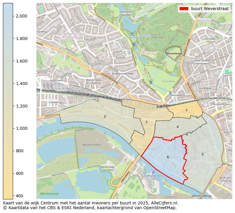 Afbeelding van de buurt Weverstraat op de kaart.
