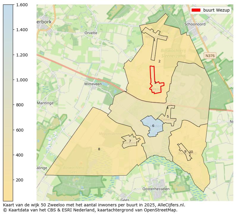 Afbeelding van de buurt Wezup op de kaart.