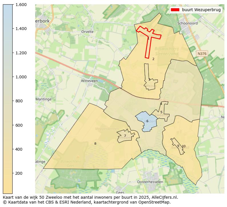 Afbeelding van de buurt Wezuperbrug op de kaart.