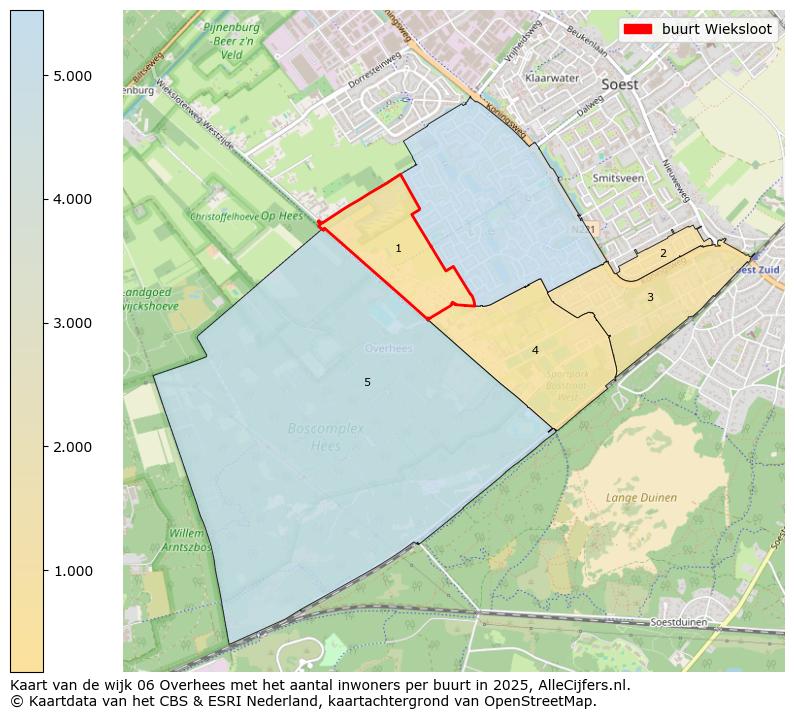 Afbeelding van de buurt Wieksloot op de kaart.