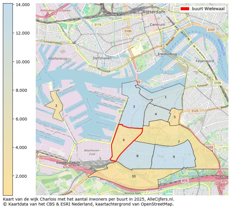 Afbeelding van de buurt Wielewaal op de kaart.