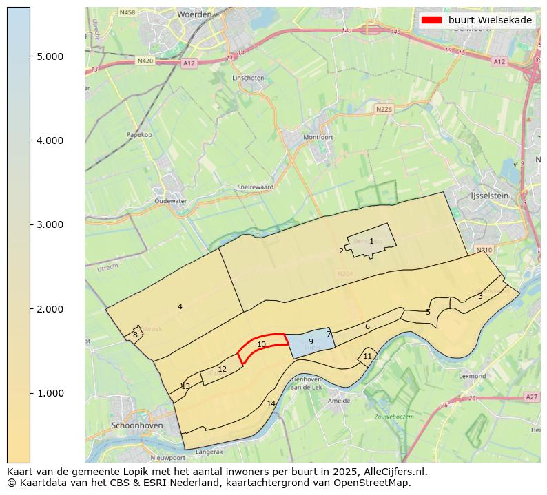 Afbeelding van de buurt Wielsekade op de kaart.