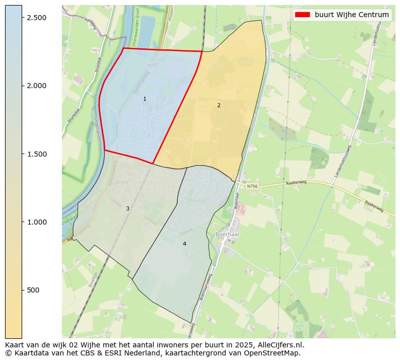 Afbeelding van de buurt Wijhe Centrum op de kaart.