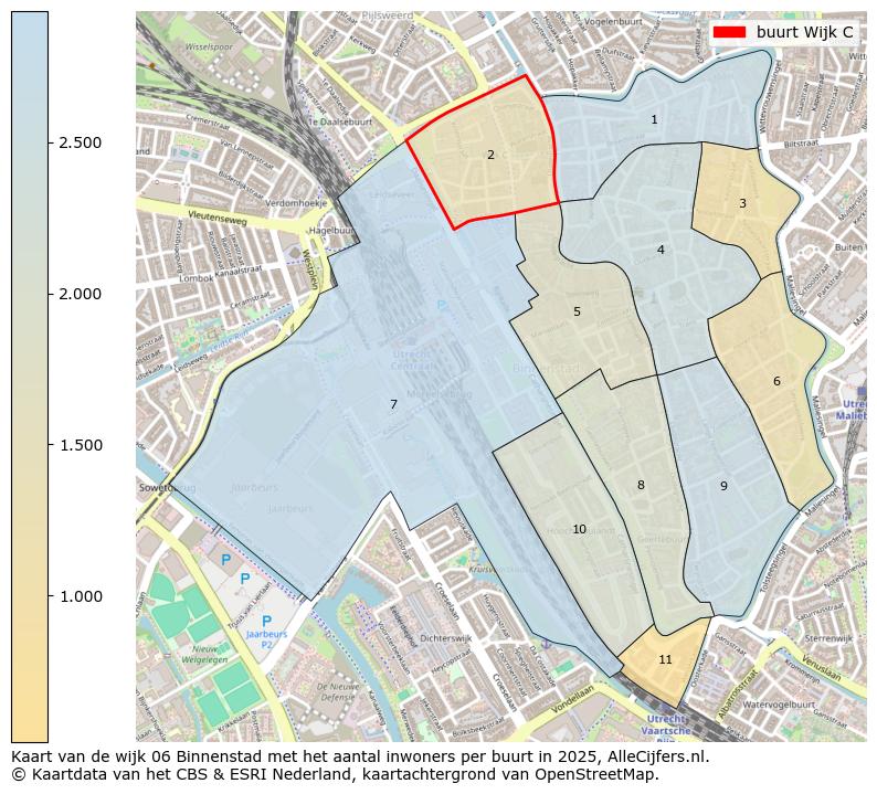 Afbeelding van de buurt Wijk C op de kaart.