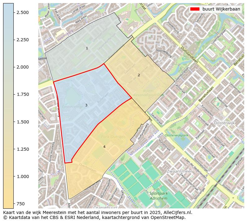 Afbeelding van de buurt Wijkerbaan op de kaart.