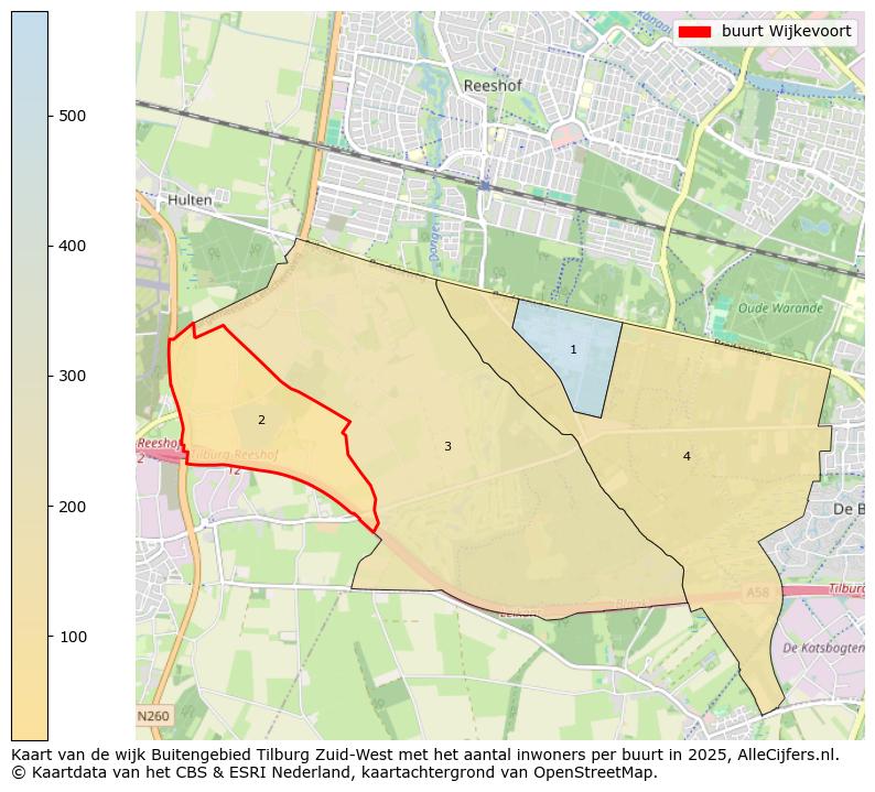 Afbeelding van de buurt Wijkevoort op de kaart.