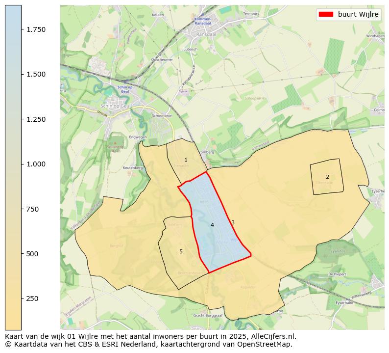 Afbeelding van de buurt Wijlre op de kaart.
