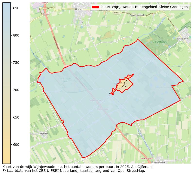 Afbeelding van de buurt Wijnjewoude-Buitengebied-Kleine Groningen op de kaart.