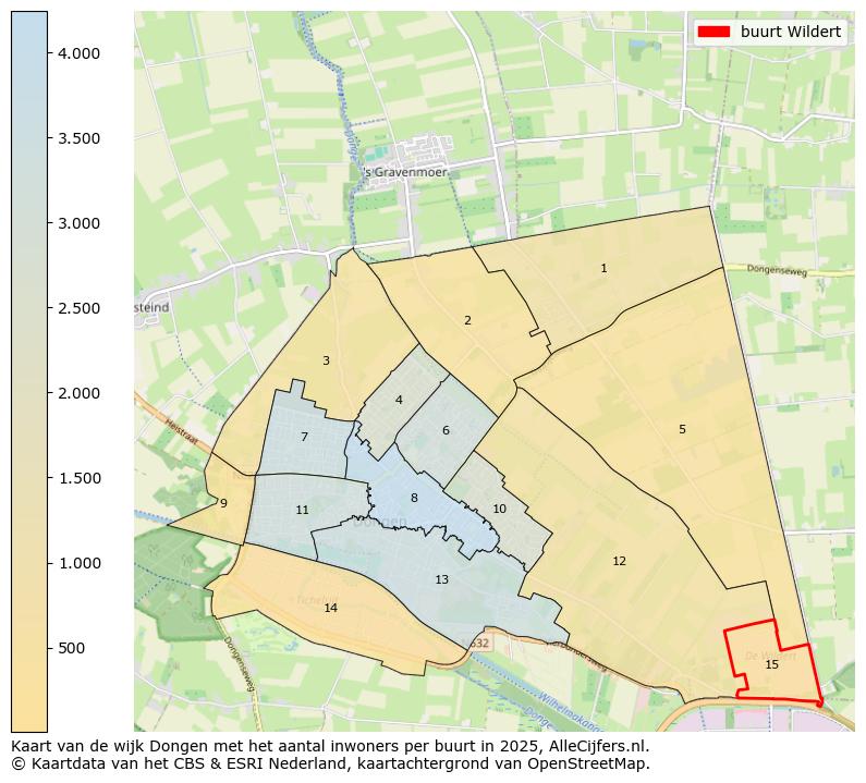 Afbeelding van de buurt Wildert op de kaart.