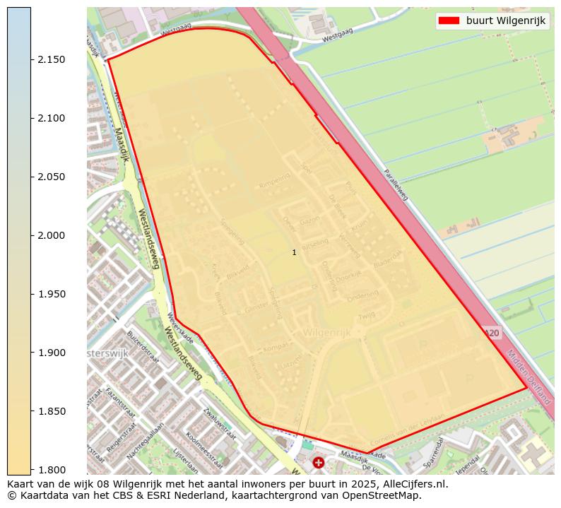 Afbeelding van de buurt Wilgenrijk op de kaart.