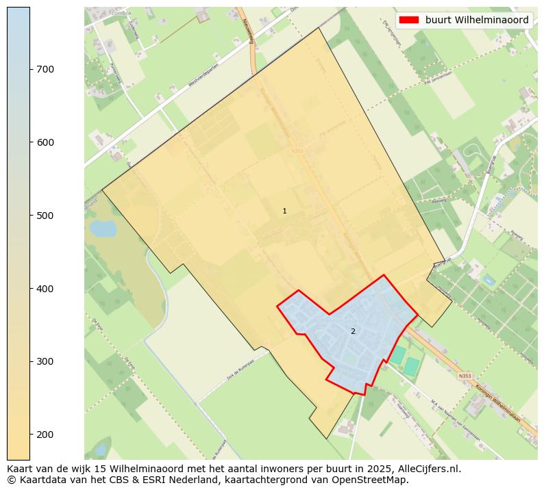 Afbeelding van de buurt Wilhelminaoord op de kaart.