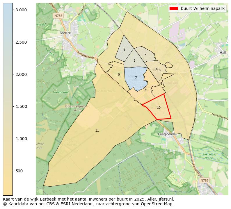 Afbeelding van de buurt Wilhelminapark op de kaart.
