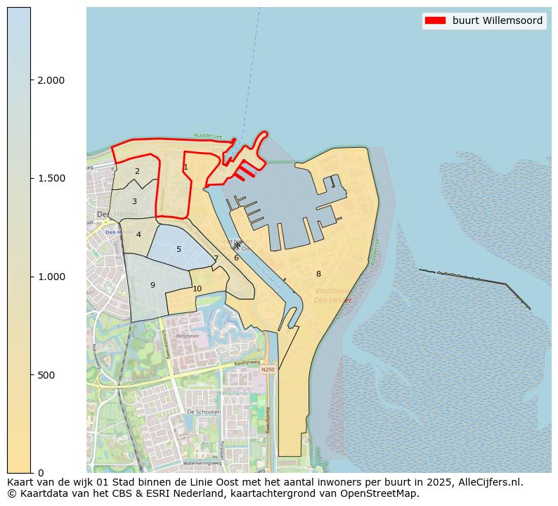 Afbeelding van de buurt Willemsoord op de kaart.