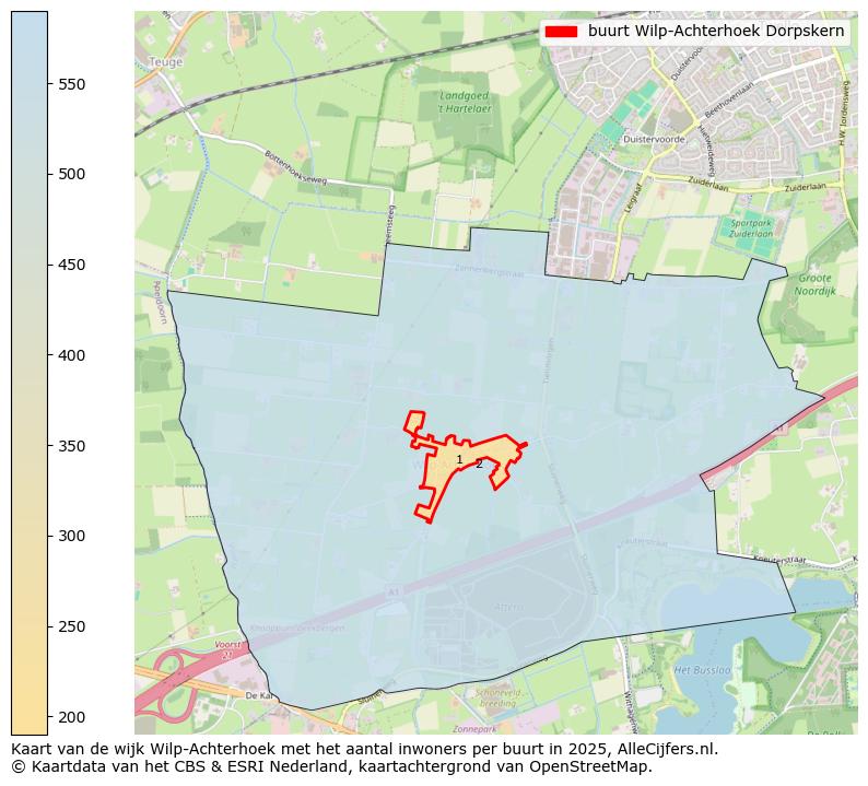 Afbeelding van de buurt Wilp-Achterhoek Dorpskern op de kaart.