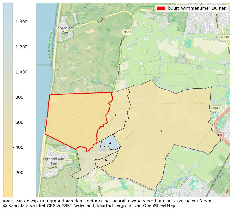 Afbeelding van de buurt Wimmenumer Duinen op de kaart.