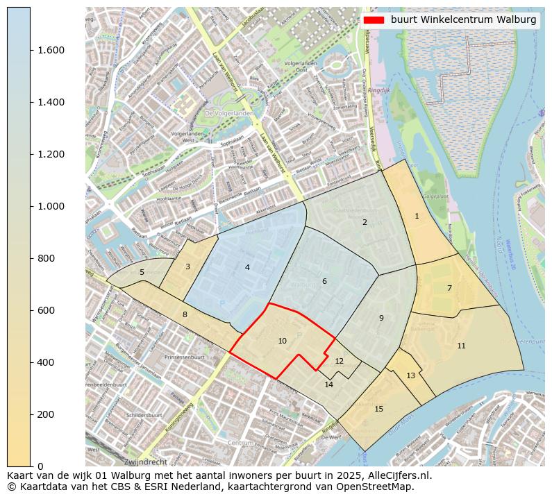 Afbeelding van de buurt Winkelcentrum Walburg op de kaart.