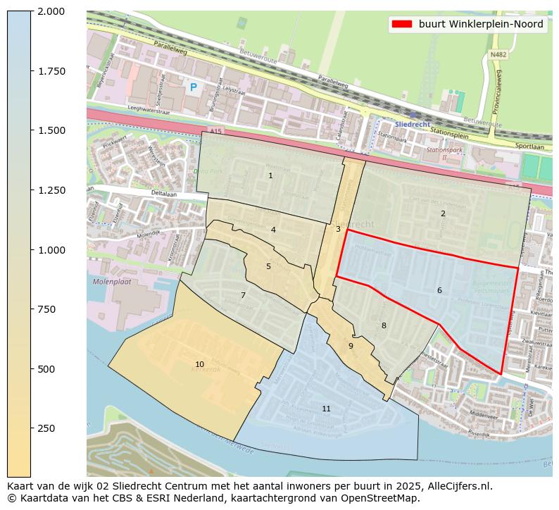 Afbeelding van de buurt Winklerplein-Noord op de kaart.