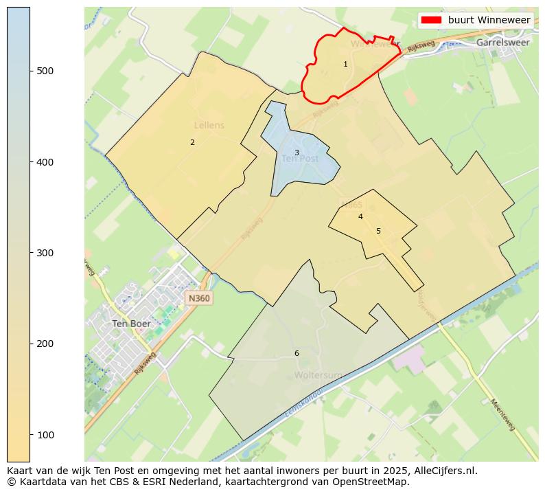Afbeelding van de buurt Winneweer op de kaart.