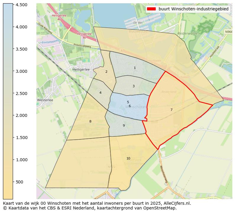 Afbeelding van de buurt Winschoten-industriegebied op de kaart.