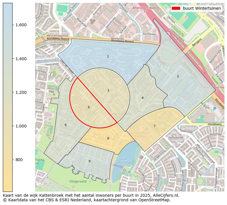 Afbeelding van de buurt Wintertuinen op de kaart.
