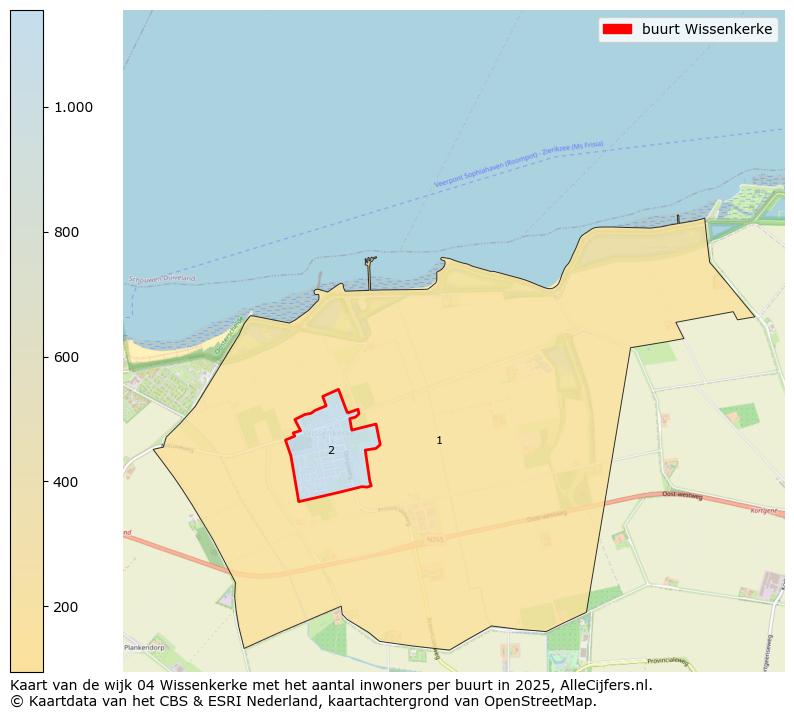 Afbeelding van de buurt Wissenkerke op de kaart.