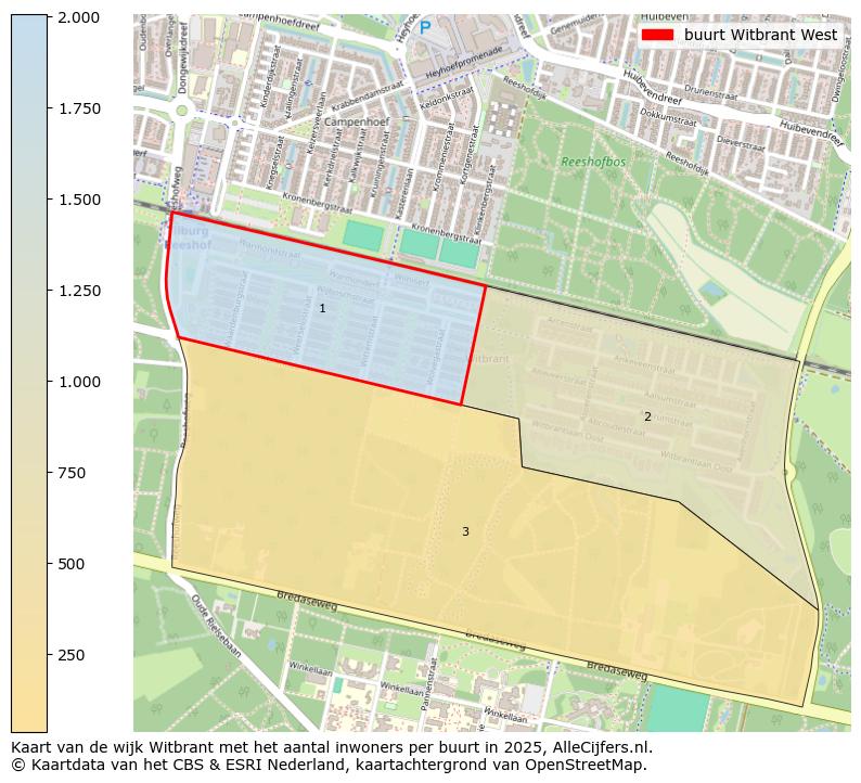 Afbeelding van de buurt Witbrant West op de kaart.