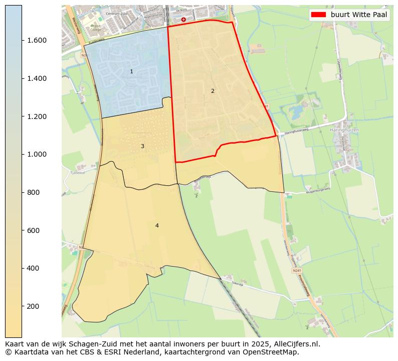 Afbeelding van de buurt Witte Paal op de kaart.