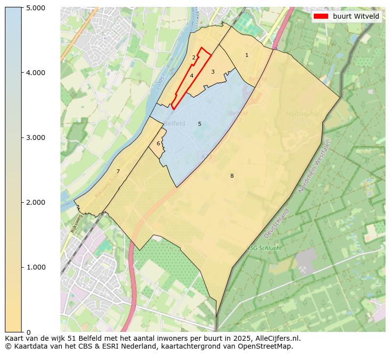 Afbeelding van de buurt Witveld op de kaart.