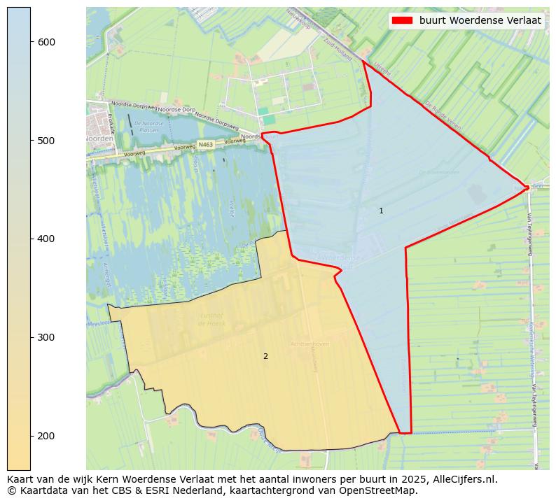 Afbeelding van de buurt Woerdense Verlaat op de kaart.