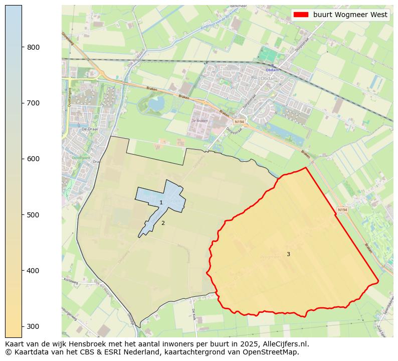 Afbeelding van de buurt Wogmeer West op de kaart.