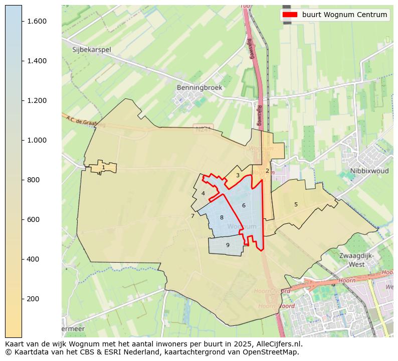 Afbeelding van de buurt Wognum Centrum op de kaart.