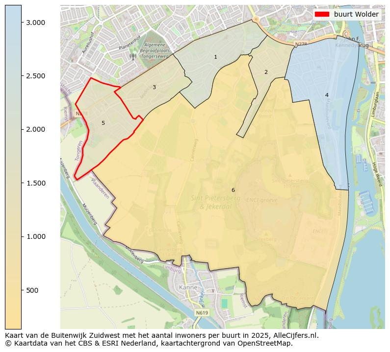 Afbeelding van de buurt Wolder op de kaart.