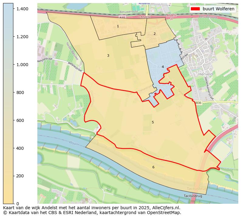Afbeelding van de buurt Wolferen op de kaart.