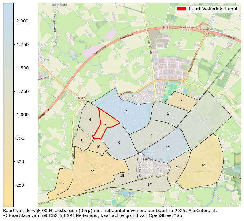Afbeelding van de buurt Wolferink 1 en 4 op de kaart.