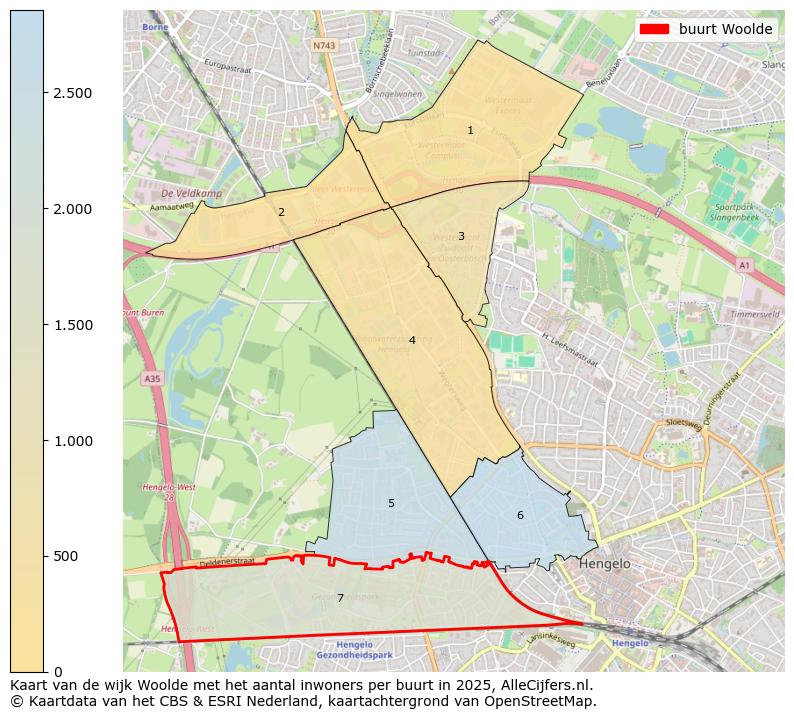 Afbeelding van de buurt Woolde op de kaart.