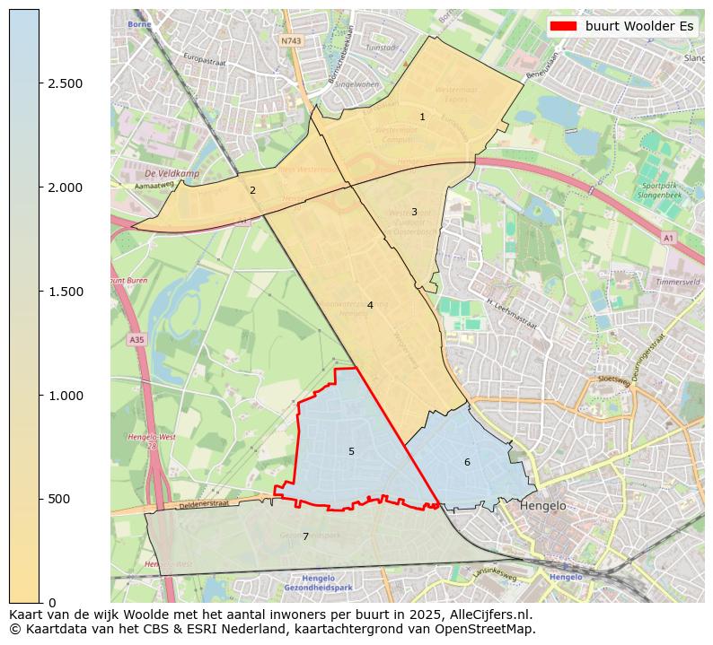 Afbeelding van de buurt Woolder Es op de kaart.