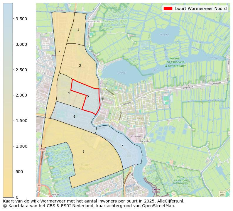 Afbeelding van de buurt Wormerveer Noord op de kaart.