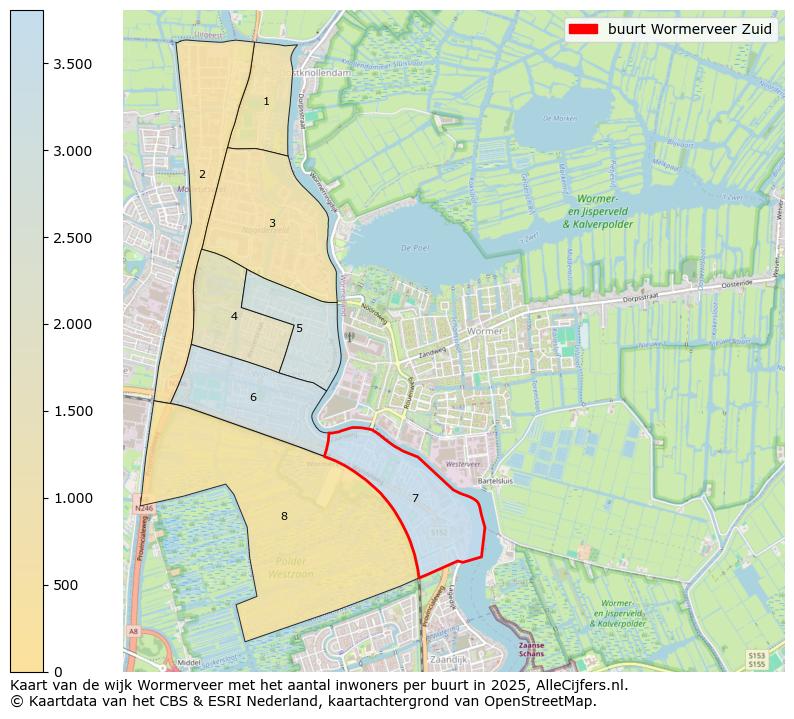Afbeelding van de buurt Wormerveer Zuid op de kaart.