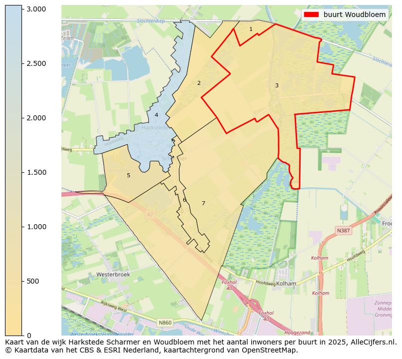 Afbeelding van de buurt Woudbloem op de kaart.