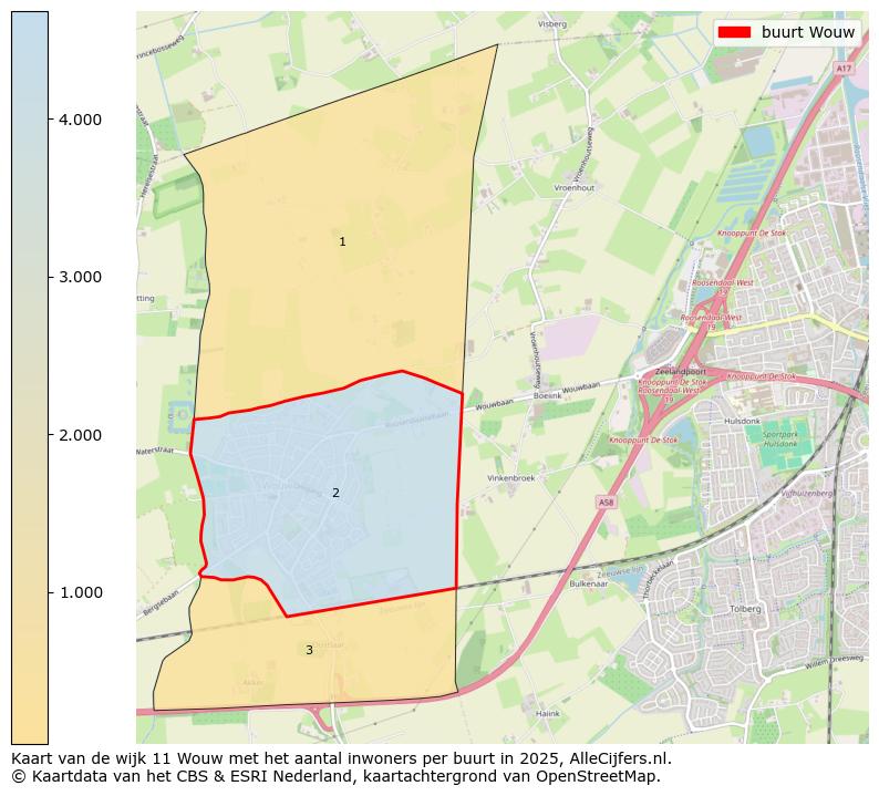 Afbeelding van de buurt Wouw op de kaart.