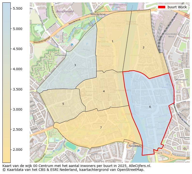 Afbeelding van de buurt Wyck op de kaart.
