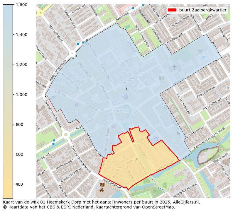 Afbeelding van de buurt Zaalbergkwartier op de kaart.