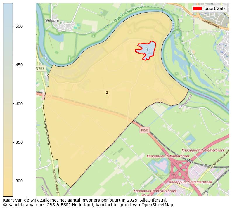 Afbeelding van de buurt Zalk op de kaart.